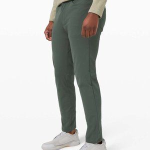 Lululemon ABC Slim-Fit Trouser Pants Slim 32" Warpstreme - Smoked Spruce 36x32